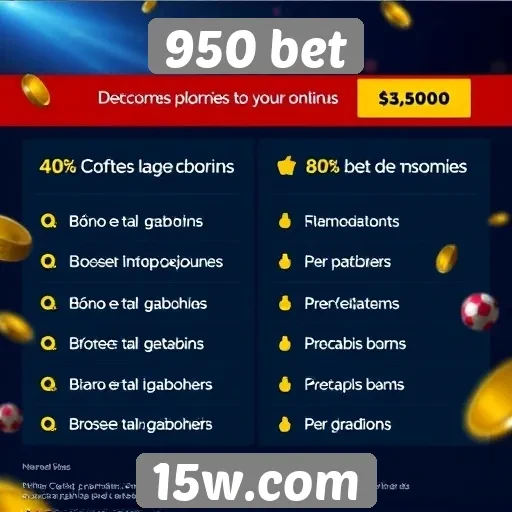 Promoções e bônus disponíveis na 950 bet
